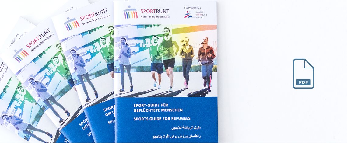 [Arabisch] Sport-Guide für geflüchtete Menschen